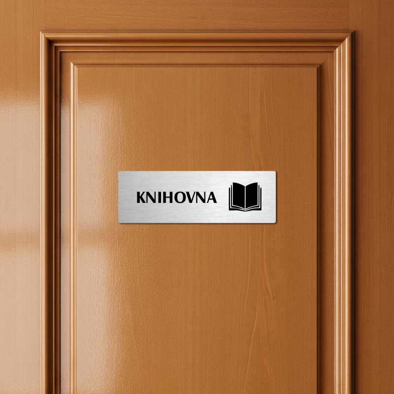 Knihovna, 240x79mm, zlatá popiska 